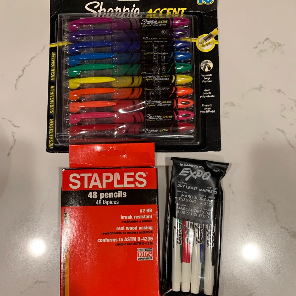 Sanford Sharpies & markers